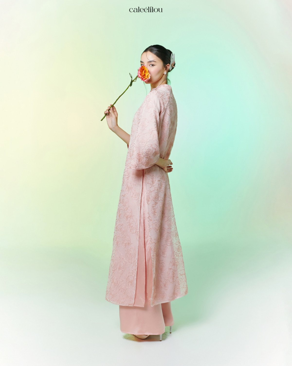 Áo Dài Nghi Hồng - Image 5