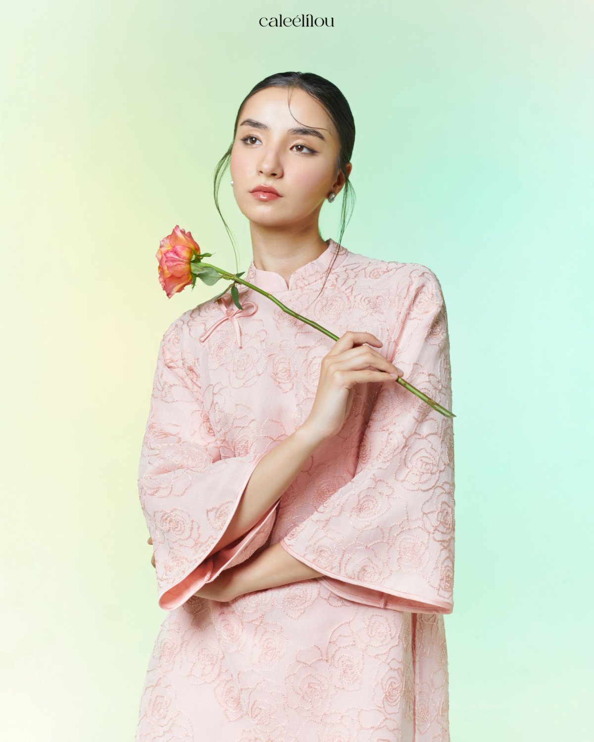 Áo Dài Nghi Hồng - Image 6