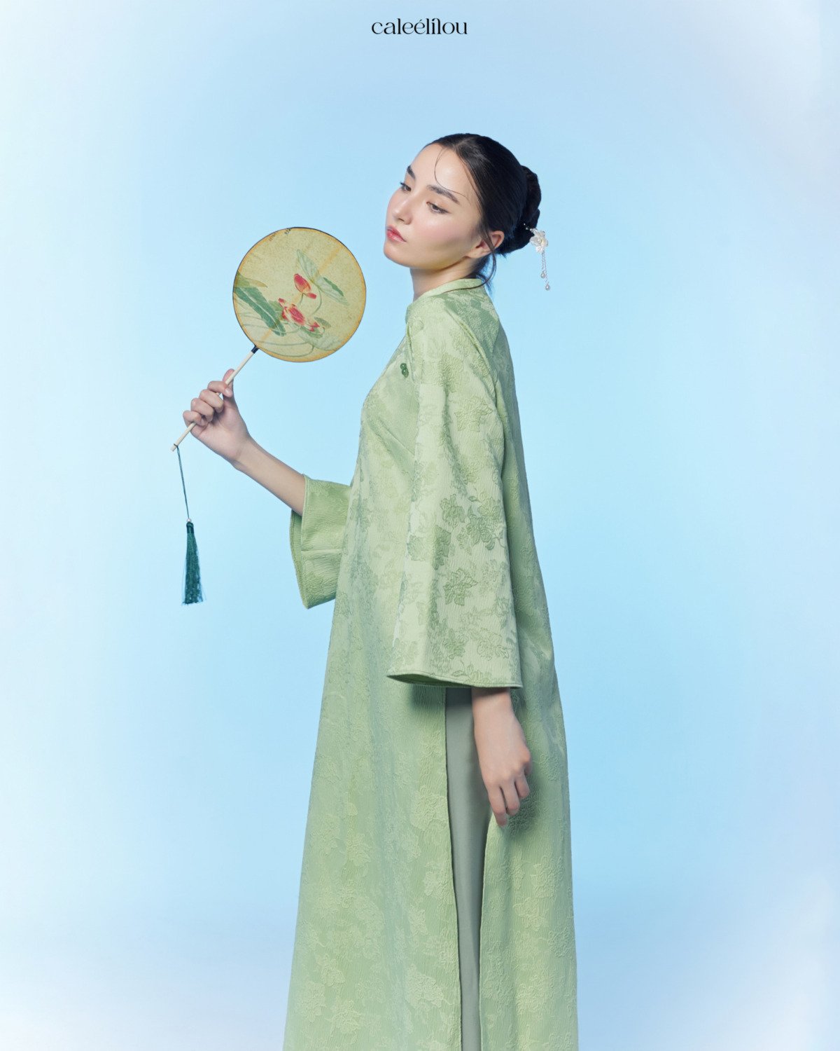 Áo Dài Lam Cẩm - Image 3