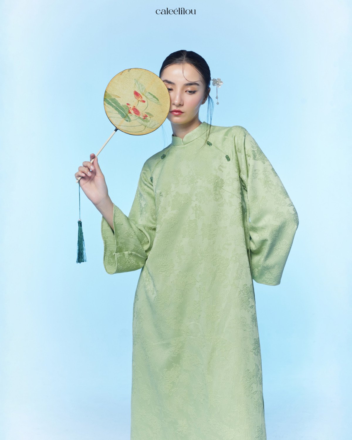 Áo Dài Lam Cẩm - Image 4