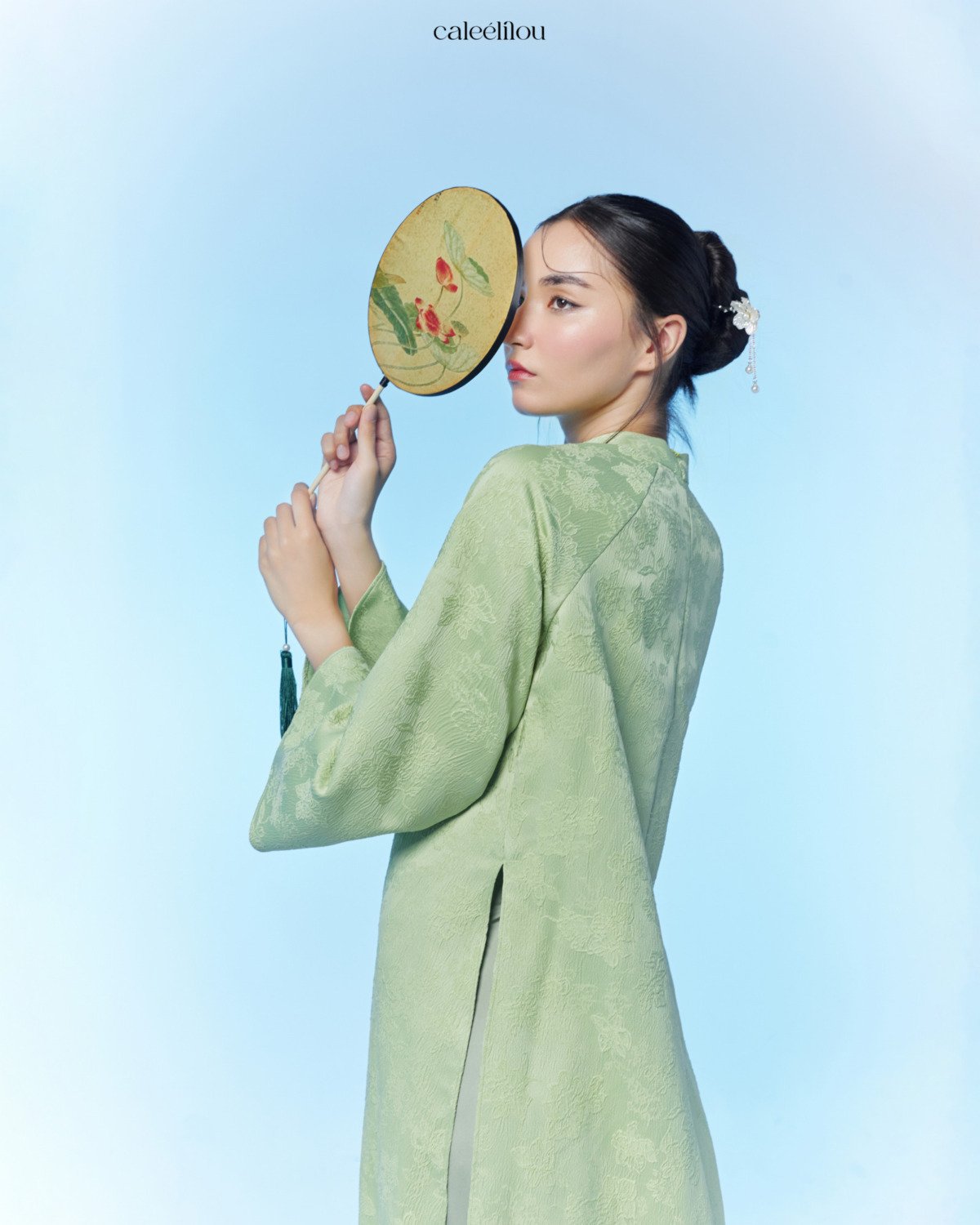 Áo Dài Lam Cẩm - Image 5