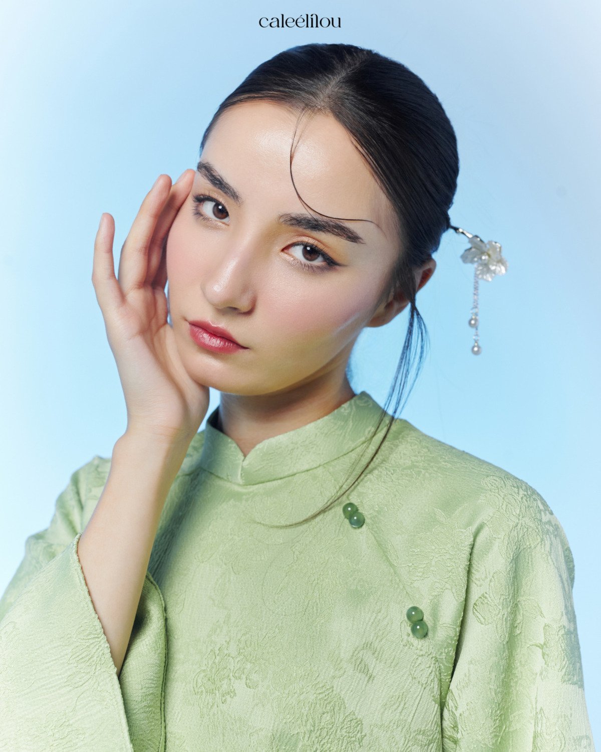 Áo Dài Lam Cẩm - Image 7